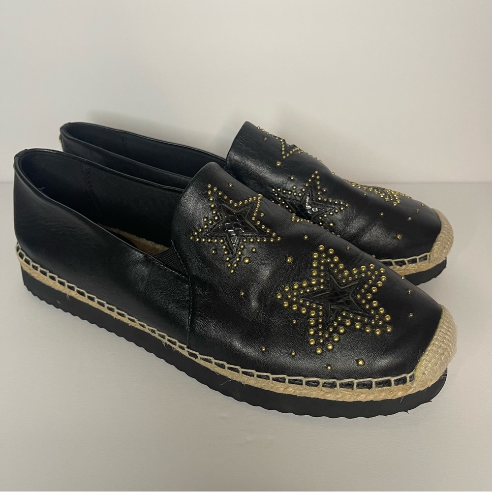 Michael Kors Starry Night Leather Espadrilles